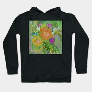 Abstract Floral collection Hoodie